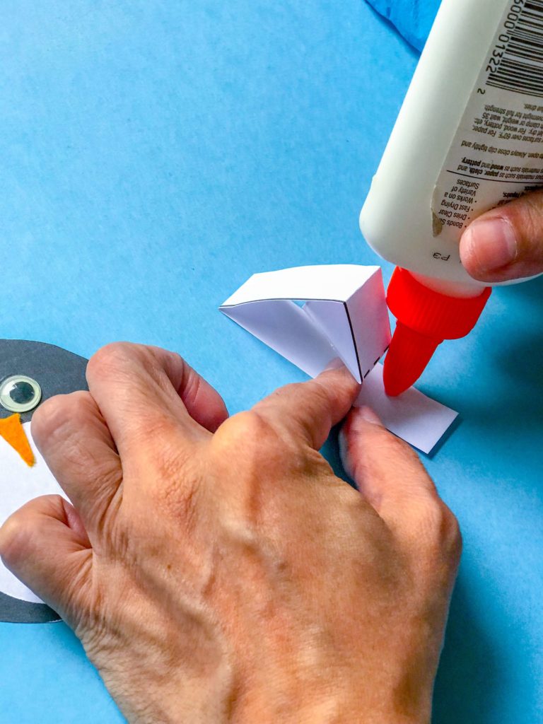 Penguin DIY Craft Gluing