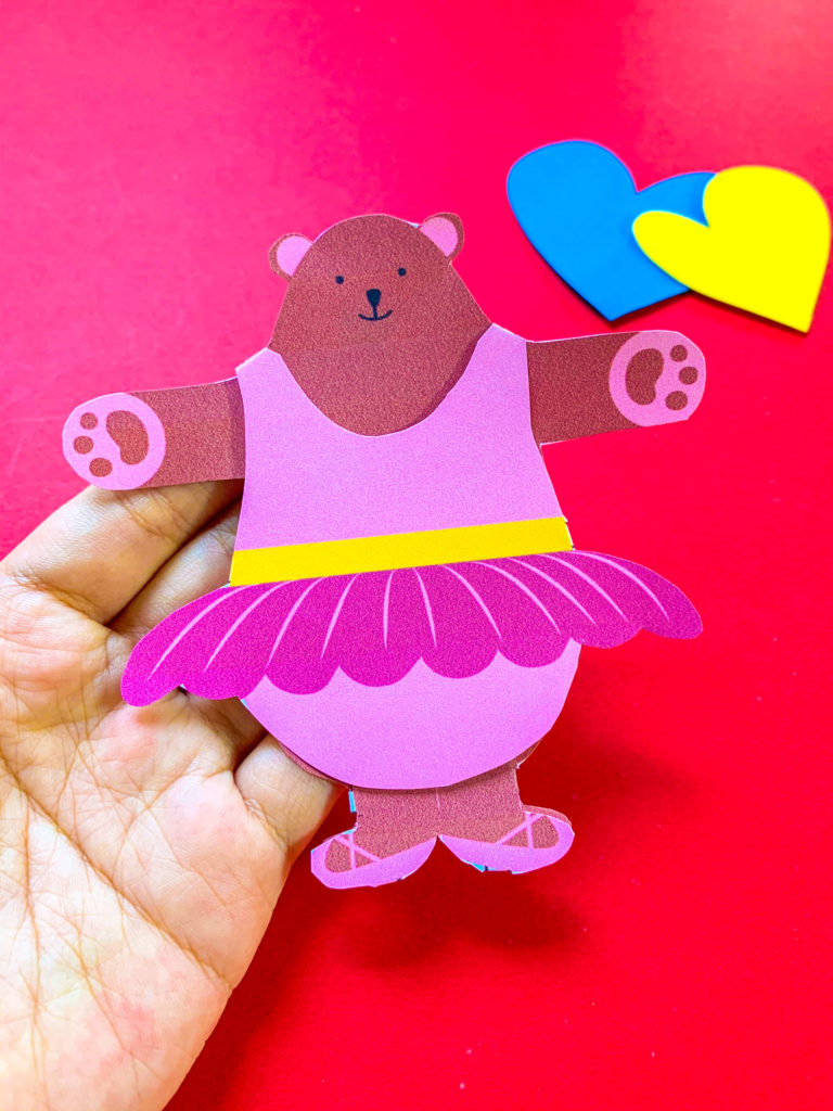 PositiveLeePeilin - DIY Craft Bear Paper Doll