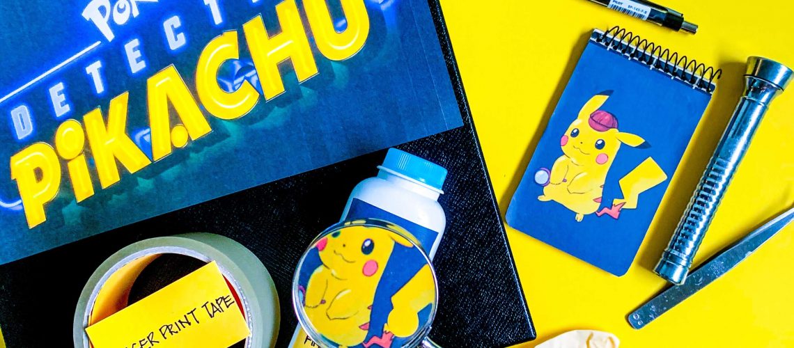 Detective Pikachu DIY Detective Kit with Hand and Magnifying Glass